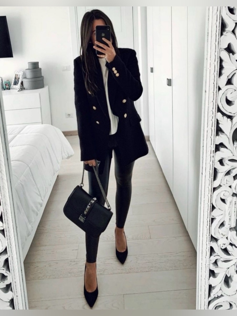 Zara NWT RARE Timeless Classic Minimalist Tailored Tweed Textured Runway Jacket